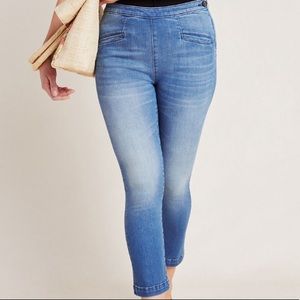 Pilcro and Letterpress by Anthropologie high rise capri skinny jeans 25